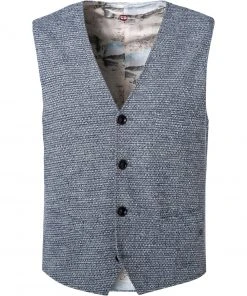 CG Weste Mosley 21-204J1/242890/62 Baumwolle, Blau meliert, Blau