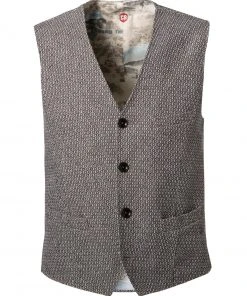 CG Weste Mosley 21-205J1/242890/71 Baumwolle, Beige-blau meliert, Beige