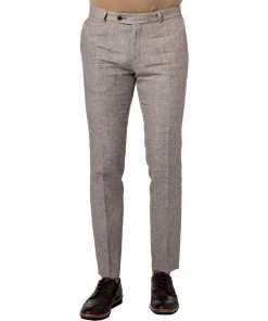 Carl Gross Hose Tomte-G 21-171N0/139483/71 Leinen, Beige meliert, Greige