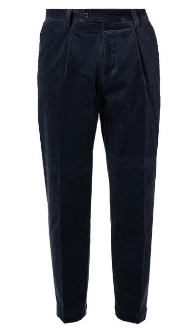 BOSS Anzug Hanry/Perin-Pleat 50464603+590/404 Slim Fit, Cord, Dunkelblau 10 BOSS Anzug Hanry/Perin-Pleat 50464603+590/404 Slim Fit, Cord, Dunkelblau – Bild 8