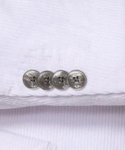 BOSS Anzug Hanry/Perin-Pleat 50464603+590/100 Slim Fit, Cord, Weiß -Anzüge & Westen Verkäufe 383922 norm4