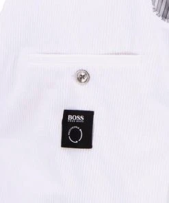 BOSS Anzug Hanry/Perin-Pleat 50464603+590/100 Slim Fit, Cord, Weiß -Anzüge & Westen Verkäufe 383922 norm5