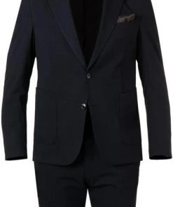 Carl Gross Anzug 00-073J0/325112+339623/63 Jersey, Dunkelblau -Anzüge & Westen Verkäufe 384066 norm2