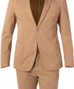BOSS Anzug Hanry/Genius 50468855+50/260 Slim Fit, Baumwolle halbgefüttert, Beige -Anzüge & Westen Verkäufe 384579 norm2