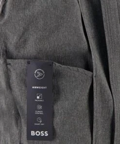 BOSS Anzug Hanry/Genius 50468913+8921/030 Anzug Hanry-Genius, Slim Fit, Mikrofaser, Grau meliert, Mittelgrau -Anzüge & Westen Verkäufe 384595 norm5