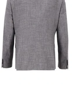 BOSS Anzug Jasper/Leon 50469527+9508/030 Regular Fit, Wolle-Leinen, Mittelgrau meliert, Mittelgrau -Anzüge & Westen Verkäufe 384605 norm3