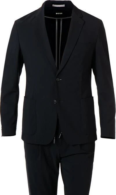BOSS Anzug Hanry/Perin 50468847+8848/001 Anzug Hanry-Perin, Slim Fit, MIkrofaser-Stretch, Schwarz 5 BOSS Anzug Hanry/Perin 50468847+8848/001 Anzug Hanry-Perin, Slim Fit, MIkrofaser-Stretch, Schwarz – Bild 3