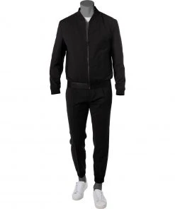HUGO Anzug Ukashi/Fento 50462241+3517/001 Extra Slim Fit, Schurwolle, Schwarz