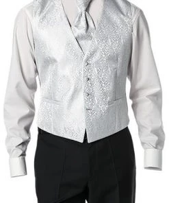 Wilvorst Weste 477213/26/40 Mikrofaser, Silbergrau