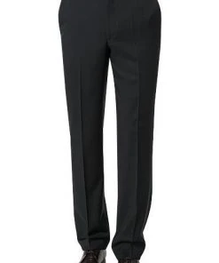 HILTL Hose Como 44056/34800/40 Classic Fit, Schurwolle Super110, Marine