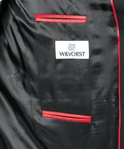 Wilvorst Smoking Diego Slimline 401201/01/50/622 Slim Line, Schurwolle, Schwarz gestreift -Anzüge & Westen Verkäufe 70101 norm5