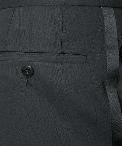 Wilvorst Smoking Diego Slimline 401201/01/50/622 Slim Line, Schurwolle, Schwarz gestreift -Anzüge & Westen Verkäufe 70101 norm8