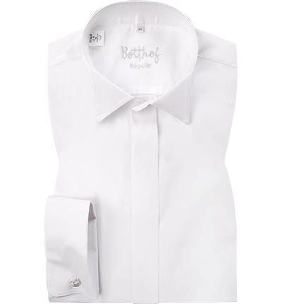 Botthof Smokinghemd weiss 37172/10 Regular Fit, Popeline, Weiß 4 Botthof Smokinghemd weiss 37172/10 Regular Fit, Popeline, Weiß – Bild 2