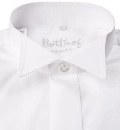 Botthof Smokinghemd weiss 37172/10 Regular Fit, Popeline, Weiß 5 Botthof Smokinghemd weiss 37172/10 Regular Fit, Popeline, Weiß – Bild 3