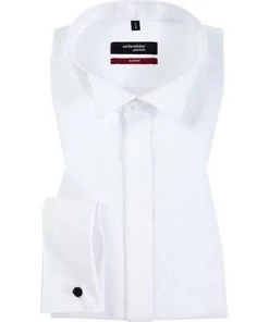 Seidensticker Modern Kläppchen UMA 001035/01 Hemd, Modern Fit, Popeline, Weiß -Anzüge & Westen Verkäufe 85265 norm