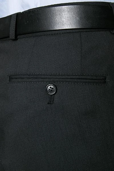 Carl Gross Hose 57/0039/1075/Toni/90 Regular Fit, Schurwolle, Schwarz 5 Carl Gross Hose 57/0039/1075/Toni/90 Regular Fit, Schurwolle, Schwarz – Bild 3