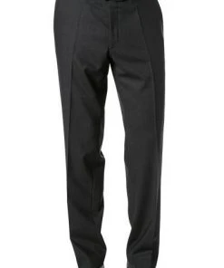 Carl Gross Hose 57/0039/1075/Toni/83 Regular Fit, Schurwolle, Anthrazit meliert, Anthrazit