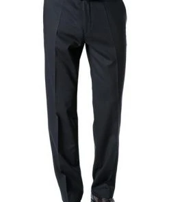 Carl Gross Hose 57/0039/1075/Toni/63 Regular Fit, Schurwolle, Nachtblau, Marine