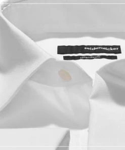 Seidensticker Modern Kent UMA 001034/01 Hemd, Modern Fit, Popeline, Weiß