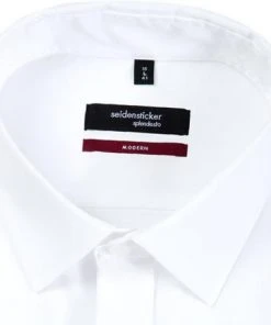 Seidensticker Modern Kent UMA 001034/01 Hemd, Modern Fit, Popeline, Weiß -Anzüge & Westen Verkäufe 89587 norm2